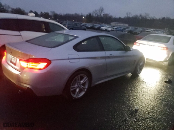 2015 BMW 4 Series 435i xDrive with VIN WBA3R5C50FK189363, listed as a Copart auction lot 83072724 with 96,460 mi miles and Salvage Title. Bid and sale history available at carsss.com. Image 3.