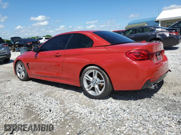 2018 BMW 4 Series 430i with VIN WBA4Z1C55JEC60810, listed as a Copart auction lot 55064745 with 113,303 mi miles and Salvage title. Bid and sale history available at DreamBid. Image 2.
