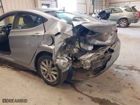 2015 Hyundai Elantra Limited with VIN 5NPDH4AE4FH621474, listed as a IAAI auction lot 40974290 with 132,533 mi miles. Bid and sale history available at carsss.com. Image 6.