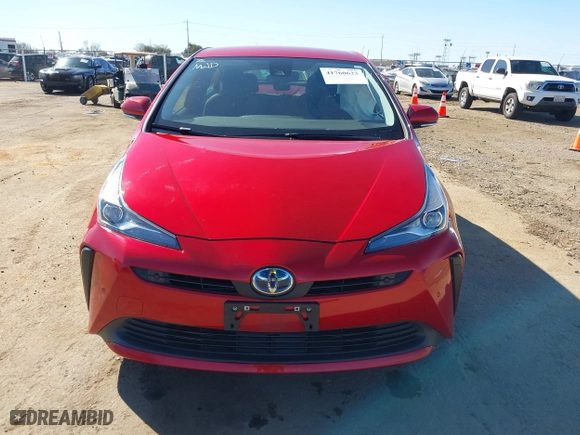 2022 Toyota Prius L Eco with VIN JTDKAMFU0N3161557, listed as a IAAI auction lot 41760623 with 135,934 mi miles. Bid and sale history available at carsss.com. Image 12.