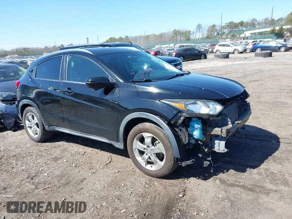 2016 Honda HR-V EX-L w/Navi with VIN 3CZRU6H71GM760696, listed as a IAAI auction lot 41830868 with 129,243 mi miles. Bid and sale history available at carsss.com. Image 1.