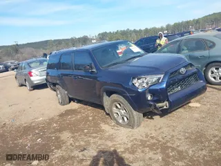 2014 Toyota 4Runner SR5 with VIN JTEZU5JRXE5080192, listed as a IAAI auction lot 41410603 with 62,840 mi miles. Bid and sale history available at carsss.com. Image 1.
