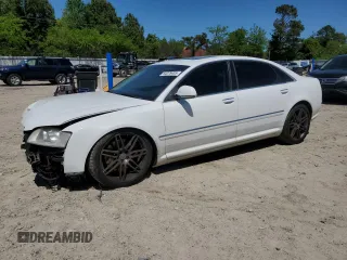 2009 Audi A8 4.2L z VIN WAUMV94E49N010928, wystawiony jako Copart lot #54379405 z przebiegiem Nie podano mil oraz Szkoda całkowita • Salvage title. Historia ofert i sprzedaży dostępna na DreamBid. Obrazek 1.
