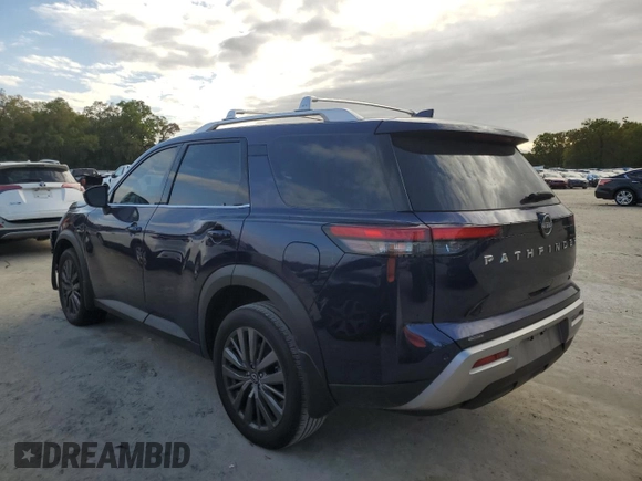 2024 Nissan Pathfinder SL with VIN 5N1DR3CB7RC243155, listed as a Copart auction lot 49779345 with 31,002 mi miles and Salvage title. Bid and sale history available at DreamBid. Image 2.