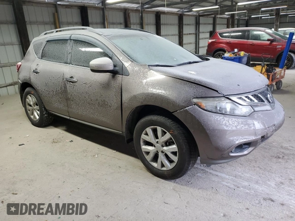 2013 Nissan Murano S with VIN JN8AZ1MU4DW202859, listed as a Copart auction lot 83382894 with 267,449 mi miles and Clean Title. Bid and sale history available at carsss.com. Image 4.