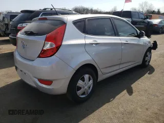 2017 Hyundai Accent SE with VIN KMHCT5AE0HU336808, listed as a Copart auction lot 56122085 with 132,438 mi miles and Salvage Title. Bid and sale history available at DreamBid. Image 3.