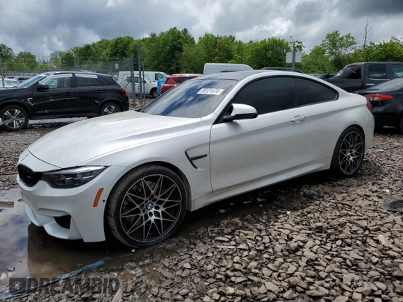 2020 BMW M4 z VIN WBS4Y9C05LFJ35088, wystawiony jako Copart lot #55121474 z przebiegiem 28 933 mil mil oraz . Historia ofert i sprzedaży dostępna na DreamBid. Obrazek 1.