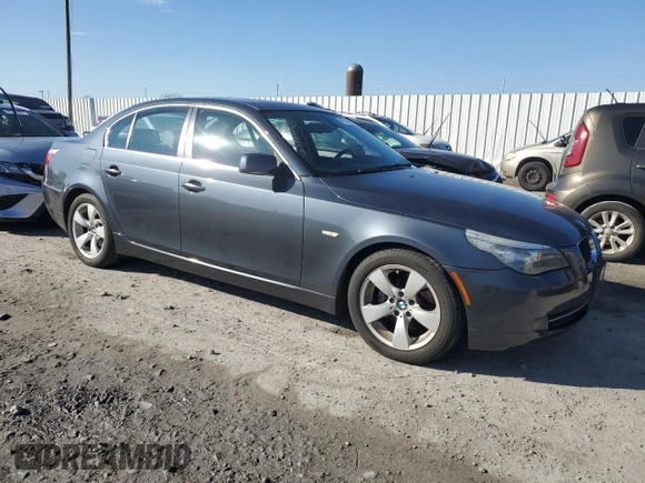 2009 BMW 5 Series 528i with VIN WBANU53529C119238, listed as a Copart auction lot 88943385 with 157,322 mi miles and Salvage Title. Bid and sale history available at carsss.com. Image 4.