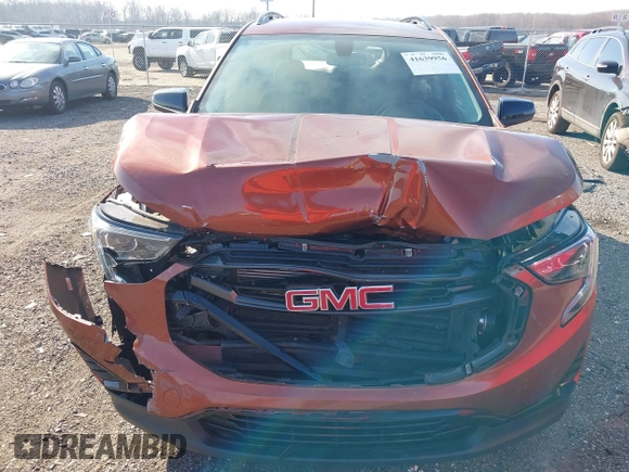 2019 GMC Terrain SLE with VIN 3GKALTEV5KL317283, listed as a IAAI auction lot 41639956 with 52,658 mi miles. Bid and sale history available at carsss.com. Image 13.