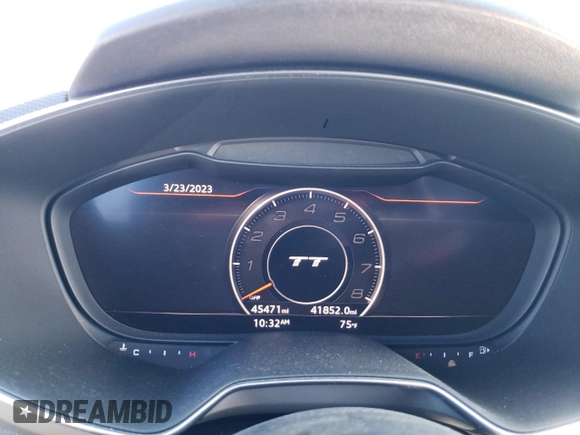 2018 Audi TT Roadster с VIN TRUT5CFV2J1014552, выставлен на аукционе Copart как лот 45641123 с пробегом 45 471 миль миль и . История ставок и продаж доступна на DreamBid. Изображение 9.