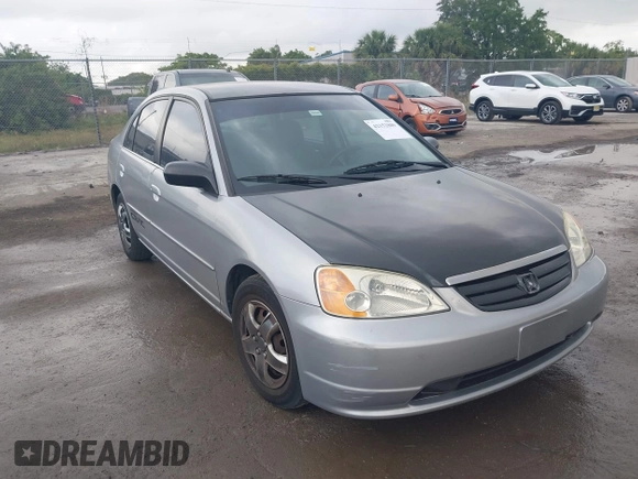 2002 Honda Civic LX with VIN 2HGES16532H531296, listed as a IAAI auction lot 42152809 with 144,363 mi miles and . Bid and sale history available at DreamBid. Image 1.