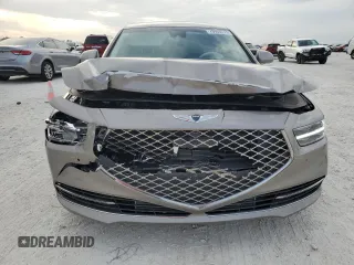 2021 Genesis G90 Premium with VIN KMTF34PA1MU088127, listed as a Copart auction lot 79905313 with 6,214 mi miles and . Bid and sale history available at carsss.com. Image 5.