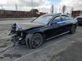 2022 Mercedes-Benz S S 580 with VIN W1K6G7GB1NA121987, listed as a Copart auction lot 44623775 with Not Provided miles and Salvage Title. Bid and sale history available at carsss.com. Image 1.