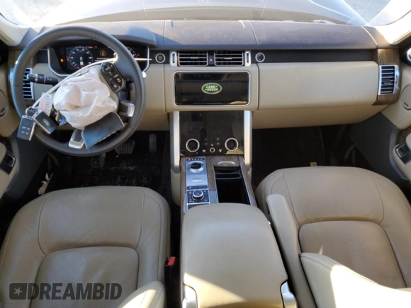 2019 Land Rover Range Rover HSE with VIN SALGS2SV1KA546759, listed as a Copart auction lot 81567824 with 22,710 mi miles and Salvage Title. Bid and sale history available at DreamBid. Image 8.