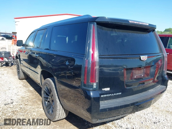 2019 Cadillac Escalade ESV Luxury z VIN 1GYS4HKJXKR389014, wystawiony jako IAAI lot #42060761 z przebiegiem 182 351 mil mil oraz . Historia ofert i sprzedaży dostępna na DreamBid. Obrazek 3.