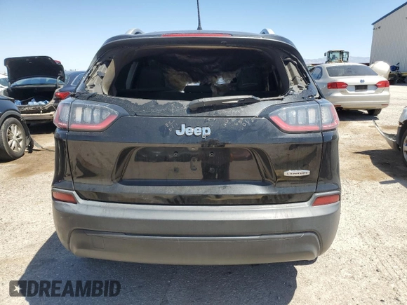 2020 Jeep Cherokee Latitude with VIN 1C4PJLCB4LD605887, listed as a Copart auction lot 58045785 with Not provided miles and Salvage title. Bid and sale history available at DreamBid. Image 6.