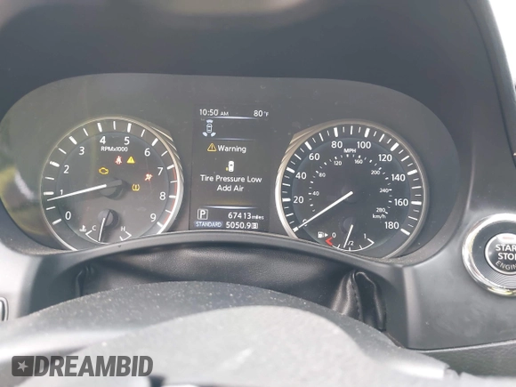2018 Infiniti Q50 Sport with VIN JN1EV7AR4JM432729, listed as a IAAI auction lot 39949005 with 67,743 mi miles and . Bid and sale history available at DreamBid. Image 7.