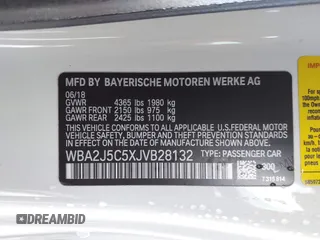 2018 BMW 2 Series M240i with VIN WBA2J5C5XJVB28132, listed as a IAAI auction lot 38936618 with 32,014 mi miles and . Bid and sale history available at DreamBid. Image 9.