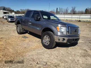 2011 Ford F-150 XLT with VIN 1FTFW1ET9BFC88005, listed as a Copart auction lot 49379465 with 154,459 mi miles and Salvage Title. Bid and sale history available at carsss.com. Image 10.