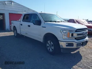 2018 Ford F-150 XL with VIN 1FTFW1E59JFC95665, listed as a IAAI auction lot 42512834 with 196,021 mi miles and . Bid and sale history available at DreamBid. Image 1.