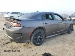 2021 Dodge Charger GT with VIN 2C3CDXHG1MH673073, listed as a Copart auction lot 46887195 with 94,206 mi miles and Salvage Title. Bid and sale history available at DreamBid. Image 3.