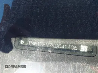 2019 Toyota RAV4 XLE with VIN JTMW1RFV7KD041106, listed as a IAAI auction lot 41759077 with 187,723 mi miles and . Bid and sale history available at DreamBid. Image 9.