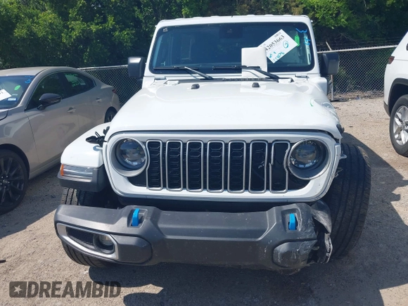 2024 Jeep Wrangler Sahara with VIN 1C4RJXP60RW292413, listed as a IAAI auction lot 42053663 with 22,808 mi miles and . Bid and sale history available at DreamBid. Image 12.