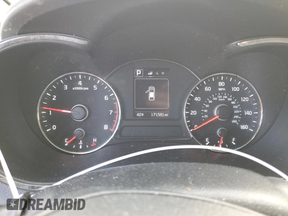 2017 Kia Forte S with VIN 3KPFL4A74HE055753, listed as a Copart auction lot 43635355 with 171,581 mi miles and Salvage Title. Bid and sale history available at DreamBid. Image 9.