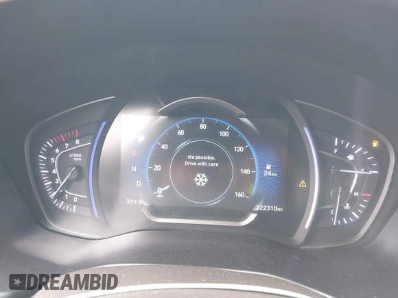 2019 Hyundai Santa Fe SEL with VIN 5NMS33AD2KH068726, listed as a IAAI auction lot 41624718 with 122,310 mi miles and . Bid and sale history available at DreamBid. Image 7.