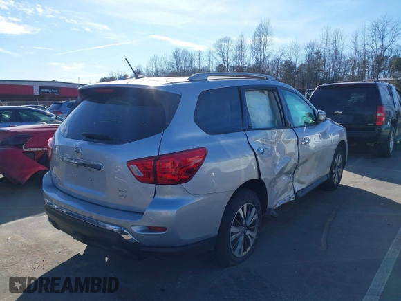 2018 Nissan Pathfinder SL with VIN 5N1DR2MM3JC644474, listed as a IAAI auction lot 41460391 with 73,249 mi miles and . Bid and sale history available at DreamBid. Image 4.