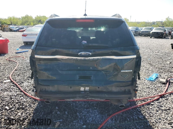 2014 Ford Explorer XLT with VIN 1FM5K7D80EGB33070, listed as a Copart auction lot 52515685 with 163,224 mi miles and Salvage Title. Bid and sale history available at carsss.com. Image 6.