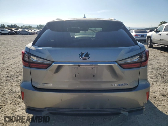2017 Lexus RX 450h with VIN 2T2BGMCA6HC016068, listed as a Copart auction lot 62505565 with 112,711 mi miles and Salvage title. Bid and sale history available at DreamBid. Image 6.