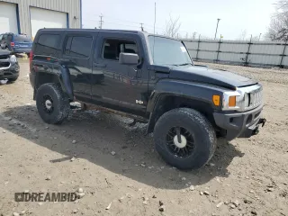 2006 Hummer H3 with VIN 5GTDN136668100003, listed as a Copart auction lot 54823165 with 196,627 mi miles and Clean Title. Bid and sale history available at carsss.com. Image 4.