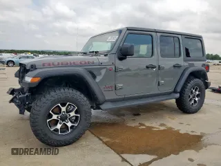 2021 Jeep Wrangler Unlimited Rubicon z VIN 1C4HJXFN9MW792972, wystawiony jako Copart lot #53322835 z przebiegiem 32 203 mil mil oraz Szkoda całkowita • Salvage title. Historia ofert i sprzedaży dostępna na DreamBid. Obrazek 1.