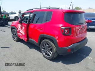 2021 Jeep Renegade Latitude with VIN ZACNJCBB4MPM32798, listed as a IAAI auction lot 42180438 with 31,859 mi miles and . Bid and sale history available at DreamBid. Image 3.
