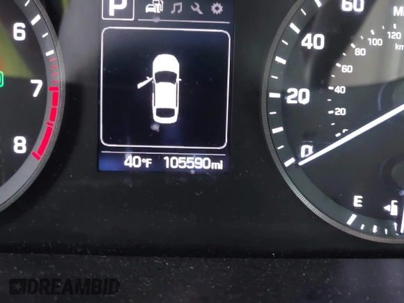 2017 Hyundai Sonata 2.4L with VIN 5NPE24AF0HH586420, listed as a IAAI auction lot 41138272 with 105,590 mi miles and . Bid and sale history available at DreamBid. Image 7.