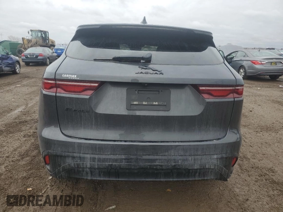 2021 Jaguar F-Pace S with VIN SADCJ2EX0MA681308, listed as a Copart auction lot 47428885 with 23,069 mi miles and Salvage title. Bid and sale history available at DreamBid. Image 6.
