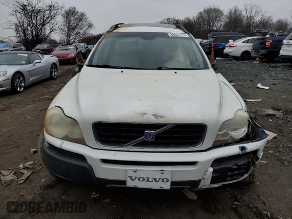 2004 Volvo XC90 with VIN YV1CZ59H741044399, listed as a Copart auction lot 86621574 with 156,673 mi miles and Salvage Title. Bid and sale history available at carsss.com. Image 5.