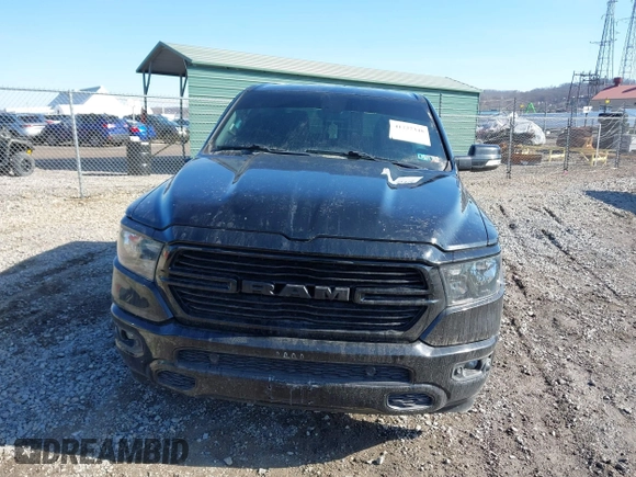 2019 Ram 1500 Big Horn/Lone Star with VIN 1C6RRFFG6KN881465, listed as a IAAI auction lot 41737348 with 80,110 mi miles. Bid and sale history available at carsss.com. Image 12.