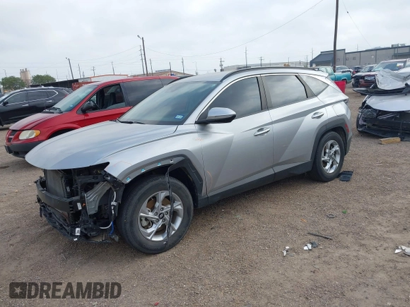 2022 Hyundai Tucson SEL with VIN 5NMJB3AE9NH139738, listed as a IAAI auction lot 41948244 with 31,990 mi miles and . Bid and sale history available at DreamBid. Image 18.
