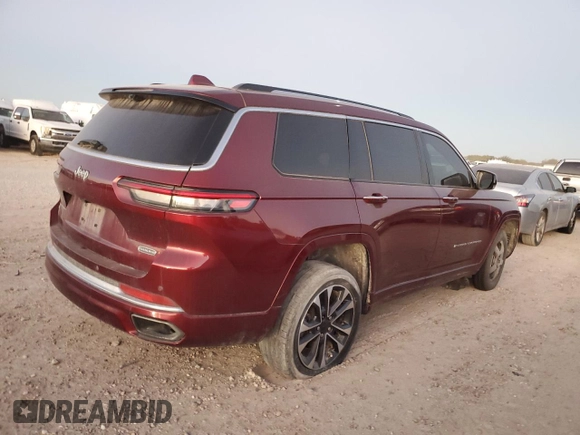 2021 Jeep Grand Cherokee Overland with VIN 1C4RJJDG3M8203800, listed as a Copart auction lot 84751324 with Not provided miles and Clean title. Bid and sale history available at DreamBid. Image 3.