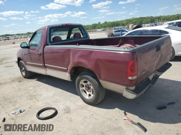 1998 Ford F-150 z VIN 1FTZF17W1WNA59477, wystawiony jako Copart lot #55849255 z przebiegiem 107 471 mil mil oraz Szkoda całkowita • Salvage title. Historia ofert i sprzedaży dostępna na DreamBid. Obrazek 2.