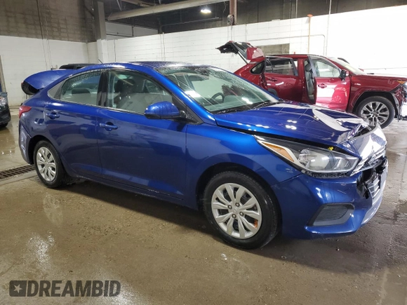 2021 Hyundai Accent SE with VIN 3KPC24A65ME147428, listed as a Copart auction lot 50730725 with 49,071 mi miles and Salvage title. Bid and sale history available at DreamBid. Image 4.