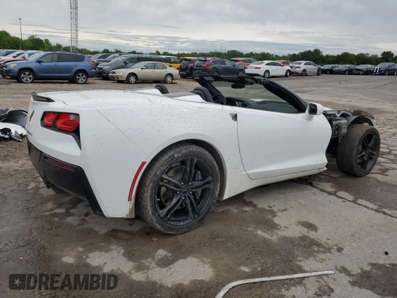 2016 Chevrolet Corvette 1LT z VIN 1G1YB3D71G5123625, wystawiony jako Copart lot #53939265 z przebiegiem 55 049 mil mil oraz Szkoda całkowita • Salvage title. Historia ofert i sprzedaży dostępna na DreamBid. Obrazek 3.