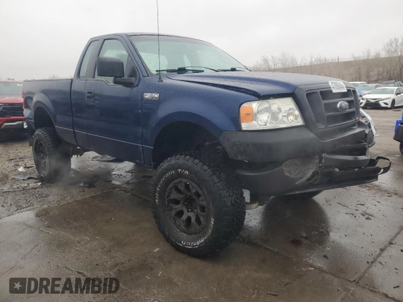 2008 Ford F-150 XL with VIN 1FTRF14W08KD80421, listed as a Copart auction lot 47890845 with 106,846 mi miles and Salvage Title. Bid and sale history available at carsss.com. Image 4.