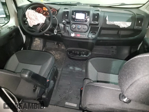 2021 Ram ProMaster Cargo with VIN 3C6LRVBG4ME515274, listed as a Copart auction lot 86554264 with 33,112 mi miles and Salvage Title. Bid and sale history available at carsss.com. Image 8.