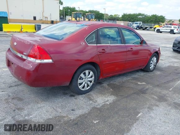 2007 Chevrolet Impala LS with VIN 2G1WB58K279348737, listed as a IAAI auction lot 42101918 with 204,656 mi miles and . Bid and sale history available at DreamBid. Image 4.