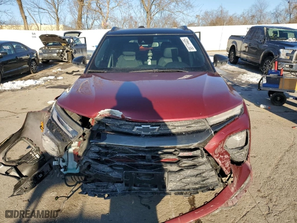 2023 Chevrolet TrailBlazer RS with VIN KL79MUSL1PB198593, listed as a Copart auction lot 88774405 with 32,289 mi miles and Salvage Title. Bid and sale history available at carsss.com. Image 5.