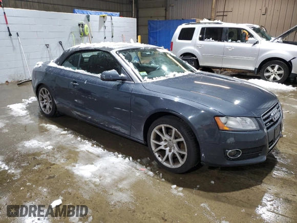 2010 Audi A5 Premium with VIN WAUCFAFH6AN023623, listed as a Copart auction lot 83347044 with 121,420 mi miles and Clean title. Bid and sale history available at DreamBid. Image 4.