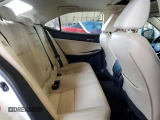 2015 Lexus IS 250 with VIN JTHCF1D22F5016112, listed as a Copart auction lot 62110655 with 85,036 mi miles and Salvage title. Bid and sale history available at DreamBid. Image 10.